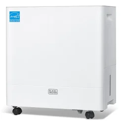 BLACK+DECKER Portable Dehumidifier, 36 Pint, Up To 3,000 Sq. Ft. Coverage, 10.56-Pint Bucket, White, Total Quantity 1