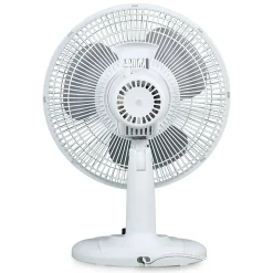 BLACK+DECKER 3-Speed Oscillating Portable Table Fan, 18-5/16"H x 13-5/16"W x 9-13/16"D, White