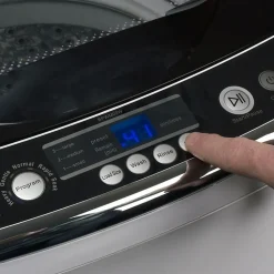 Black+Decker Top-Loading Washer, 0.90 Cu. Ft., Black, Total Qty 1