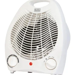 BLACK+DECKER™ 1,500-Watt-Max Personal Desktop Heater with Fan Setting, White