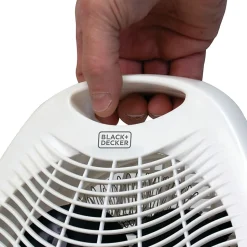 BLACK+DECKER™ 1,500-Watt-Max Personal Desktop Heater with Fan Setting, White