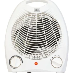 BLACK+DECKER™ 1,500-Watt-Max Personal Desktop Heater with Fan Setting, White