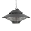 Black+Decker 1500-Watt Outdoor Ceiling-Mounted Electric Patio Heater, 56 Sq. Ft. Coverage, Black