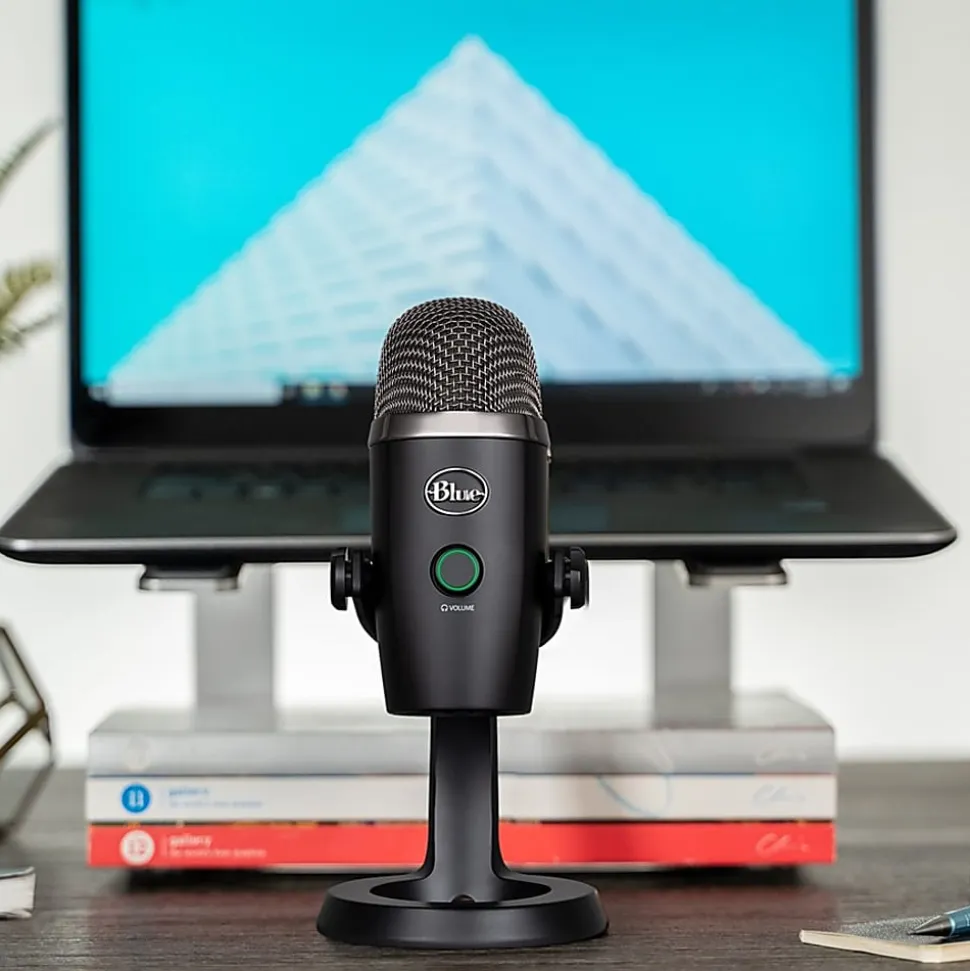 Blackmore Blue Yeti Nano Wired Condenser Microphone 20 Hz to 20 kHz Cardioid, Omni directional Desktop, Stand Mountable USB