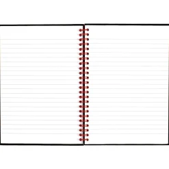 Black n' Red™ Notebook/Journal, 8 1/4" x 5 7/8", Black/Red, 70 Sheets