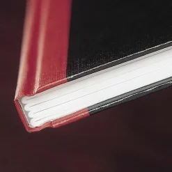 Black n' Red⢠Notebook/Journal, 11 3/4" x 8 1/4", 192 Pages (96 Sheets), Black/Red, (D66174)