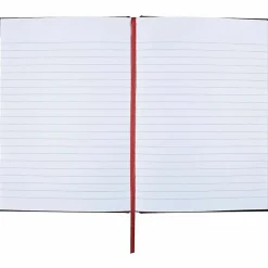 Black n' Red⢠Notebook/Journal, 8 1/4" x 5 7/8", 192 Pages (96 Sheets), Black/Red (E66857)