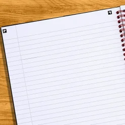 Black n' Red™ Wirebound Notebook, 8 1/2