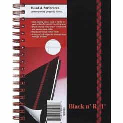 Black n' Red™ Wirebound Notebook, 3 5/8
