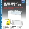 Blanks/USA Kan't Kopy Security Check-On-Top Paper, Letter Size (8 1/2" x 11"), Pack Of 500 Checks, Void Blue