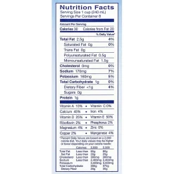Blue Diamond Almond Breeze Unsweetened Almond Milk, Vanilla, 64 Fl Oz, Pack Of 2 Cartons