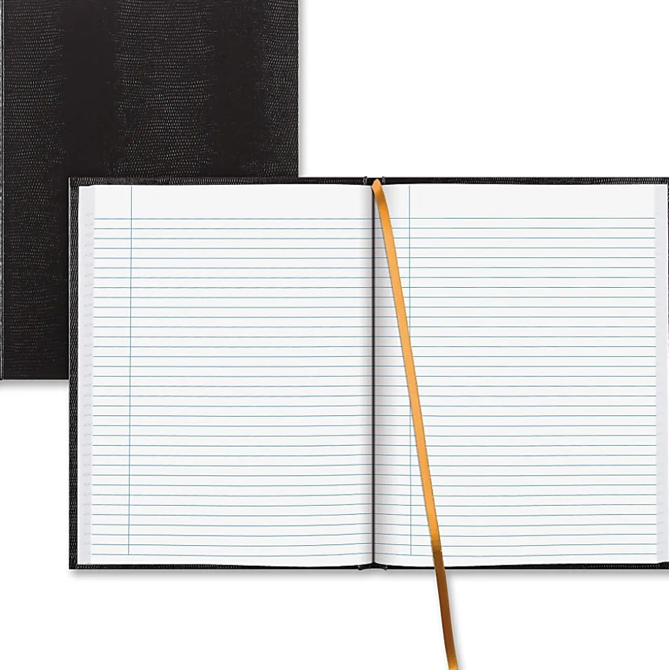 Blueline® Executive Journal, 8 1/2" x 11", College Ruled, 150 Pages, 50% Recycled, Black