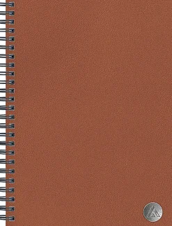 Blue Sky™ ASMBLD Notes Planner, 5-3/4” x 8-1/2”, Tan, Undated, 138996
