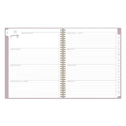 2026 Blue Sky Belinda Selene Weekly/Monthly Planner, 8-1/2” x 11”, Light Purple, January To December, 155742