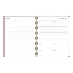 2026 Blue Sky Belinda Selene Weekly/Monthly Planner, 8-1/2” x 11”, Light Purple, January To December, 155742