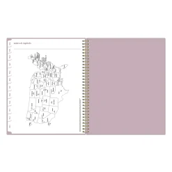 2026 Blue Sky Belinda Selene Weekly/Monthly Planner, 8-1/2” x 11”, Light Purple, January To December, 155742