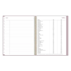 2026 Blue Sky Belinda Selene Weekly/Monthly Planner, 8-1/2” x 11”, Light Purple, January To December, 155742