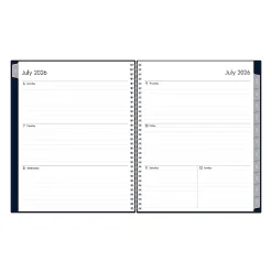 2026–2027 Blue Sky BS Enterprise Solid Navy Planning Calendar, 8.5 x 11, Enterprise Solid Navy Academic Year