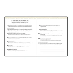 2026 Blue Sky Day Designer Weekly/Monthly Planner, 8” x 10", Navy, January To December, 155618
