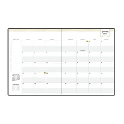 2026 Blue Sky Day Designer Weekly/Monthly Planner, 8” x 10", Navy, January To December, 155618