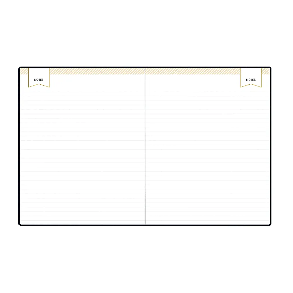 2026 Blue Sky Day Designer Weekly/Monthly Planner, 8” x 10", Navy, January To December, 155618