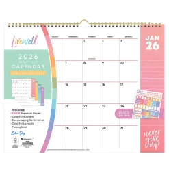 2026 Blue Sky LiveWell™ Monthly Wall Calendar, 15” x 12”, Colors, January To December, 153904