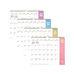 2026 Blue Sky LiveWell™ Monthly Wall Calendar, 15” x 12”, Colors, January To December, 153904