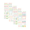Blue Sky Mini Teacher Sticker Book, Assorted Stickers, 4-1/2" x 9"