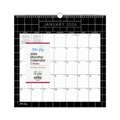 2026 Blue Sky Monthly Wall Calendar, 12” x 12”, Matrix, January To December, 155928