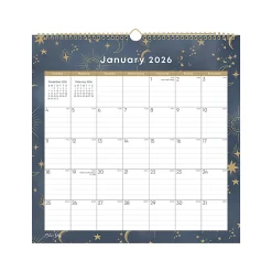 2026 Blue Sky Monthly Wall Calendar, 12” x 12”, Starlitza, January To December, 155927