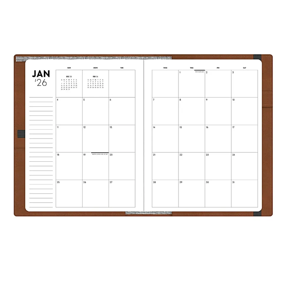 2026 Blue Sky Professional Weekly/Monthly Planner, 7” x 9”, Tan, January To December, 152946