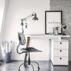 Boahaus Tokyo 48"W Computer Desk, White