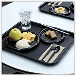 Boardwalk Heavyweight Wrapped Polystyrene Teaspoons, Black, Pack Of 1000 Spoons