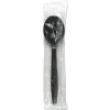 Boardwalk® Heavyweight Wrapped Polypropylene Soup Spoons, Black, Pack Of 1,000 Spoons