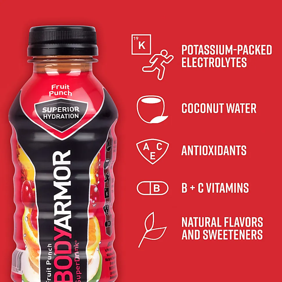 Bodyarmor BASE Sports Drink Variety Pack, 12 Oz, Pack Of 24 Drinks