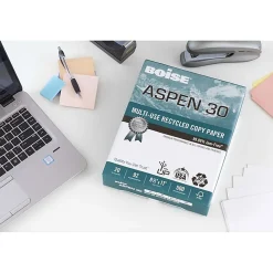 Boise® ASPEN® 30 Multi-Use Printer & Copy Paper, 5 Reams, White, Ledger (11