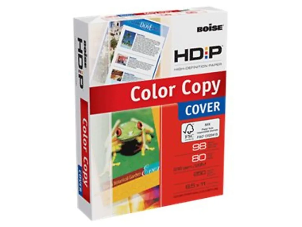 Boise® POLARIS® Color Copy Paper, White, Letter (8.5" x 11"), 250 Sheets Per Pack, 80 Lb, 98 Brightness, FSC® Certified