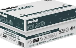 Boise POLARISĀ® Premium Laser Paper, 6 Reams, White, Letter Size (8 1/2" x 11"), 500 Sheets Per Ream, FSCĀ® Certified, 28 Lb, 98 Brigtness