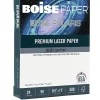 Boise POLARIS® Premium Laser Paper, 8 Reams, White, Letter Size (8 1/2" x 11"), 500 Sheets Per Ream, FSC® Certified, 24 Lb, 98 Brigtness