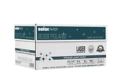 Boise POLARIS® Premium Laser Paper, 8 Reams, White, Letter Size (8 1/2" x 11"), 500 Sheets Per Ream, FSC® Certified, 24 Lb, 98 Brigtness