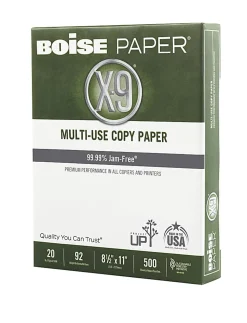 Boise® X-9® Multi-Use Printer & Copy Paper, 10 Reams, White, Letter (8.5