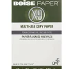 Boise® X-9® Multi-Use Printer & Copy Paper, 5 Reams, White, Ledger (11" x 17"), 2500 Sheets Per Case, 20 Lb, 92 Brightness