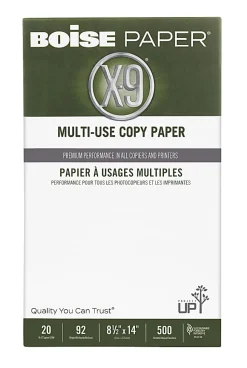 Boise® X-9® Multi-Use Printer & Copy Paper, 1 Ream, White, Legal (8.5