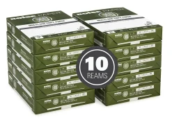 Boise® X-9® Multi-Use Printer & Copy Paper, 10 Reams, White, Letter (8.5" x 11"), 5000 Sheets Per Case, 24 Lb, 92 Brightness, SFI® Certified