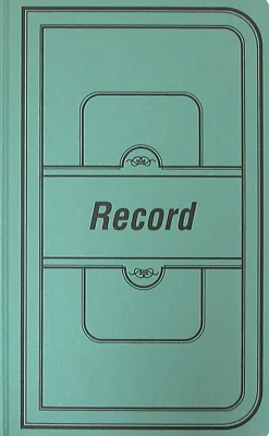 Boorum & Pease® Canvas Account Book, Record, 16 Lb., 12 1/8