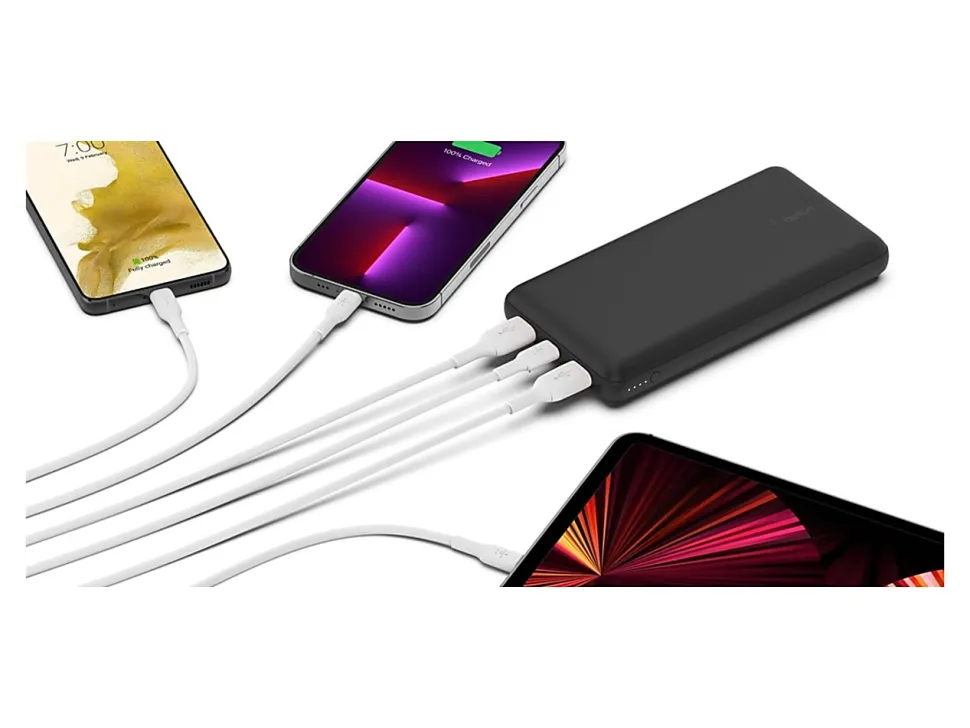 BoostCharge 15W, Power Bank 20K, Black
