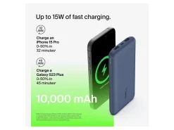 BoostCharge 15W, Power Bank 10K, Blue
