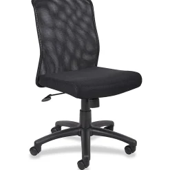 Boss Budget Mesh Armless Task Chair, Black