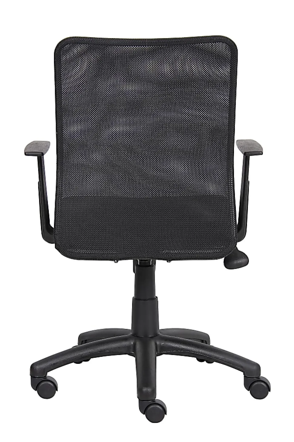 Boss Budget Mesh Task Chair With T-Arms, Black