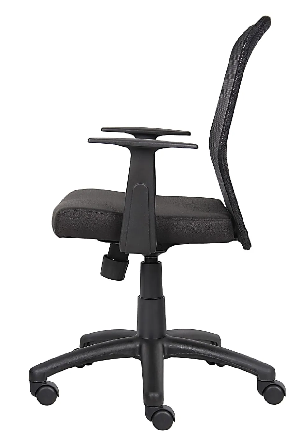 Boss Budget Mesh Task Chair With T-Arms, Black